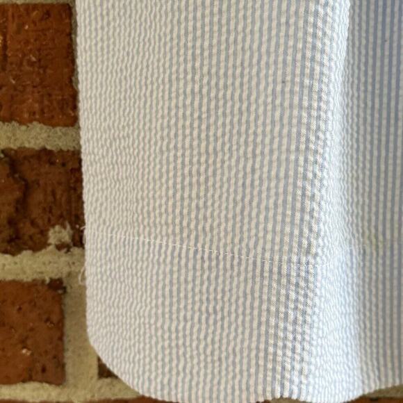 Lauren James Seersucker Strapless Fit & Flare Dress Size XL - Picture 5 of 6